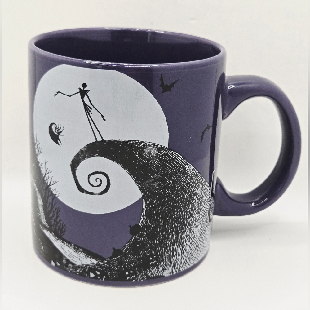 Disney's Tim Burton's 'Sally Moon Jack Skellington' Ceramic Mug, Purple 20 oz